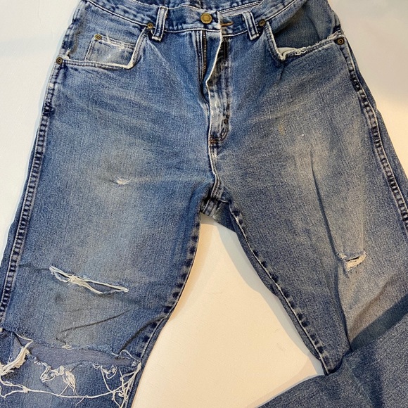 Wrangler Jeans Wrangler Destroyed Ripped Jeans 3x28 Poshmark